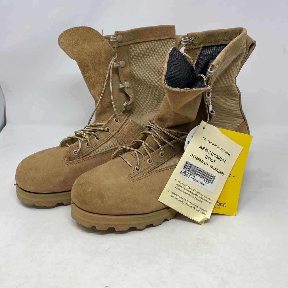 Belleville GORE-TEX Vibram Desert Sand Military Boots Size 12.5R 303 108‎